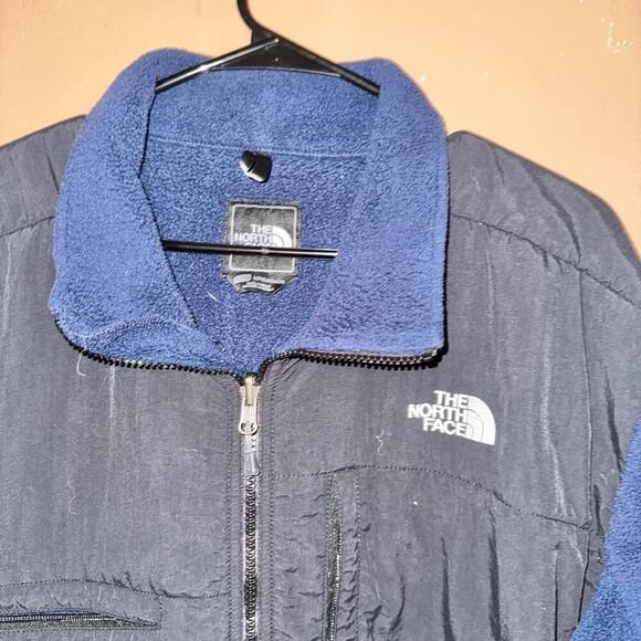 The North Face Men's Denali Fleece Jacket - Navy Black XL - Picture 2 of 9